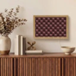 Leer - Patroon - Bordeaux Light Box met kabel (Tafellamp) klein 924 -sfeer2