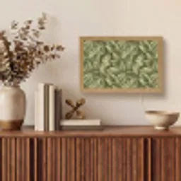 Bladeren - Modern - Groen Light Box met kabel (Tafellamp) klein 924 -sfeer2
