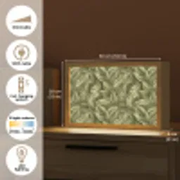 Bladeren - Modern - Groen Light Box met kabel (Tafellamp) klein 924 -USP_EN