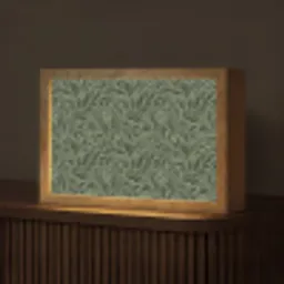Bladeren - Organisch - Groen Light Box met kabel (Tafellamp) klein 924 -z3d_website