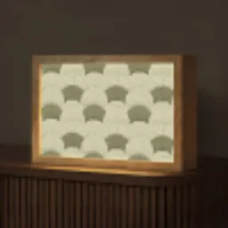 Bladeren - Structuur - Groen Light Box met kabel (Tafellamp) klein 924 -z3d_website