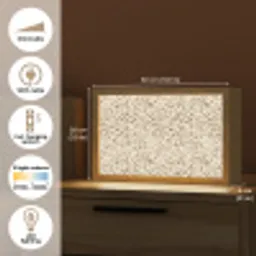 Luipaard - Klassiek - Beige Light Box met kabel (Tafellamp) klein 924 -USP_EN
