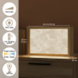 Lichtbeige - Marmer - Aders Light Box met kabel (Tafellamp) klein 924 -USP_EN