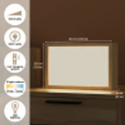 Lichtbeige - Terrazzo - Grijs Light Box met kabel (Tafellamp) klein 924 -USP_EN