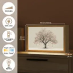 Lichtboom - Winter - Kerst - Meerkleurig Light Box met kabel (Tafellamp) klein -USP_EN