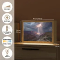 Bliksem - Wolken - Canyon Light Box met kabel (Tafellamp) klein -USP_EN