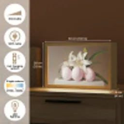 Lelies - Eieren - Pasen Light Box met kabel (Tafellamp) klein -USP_EN