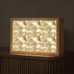Vloeibaar - Druppels - Goud Light Box met kabel (Tafellamp) klein 924 -z3d_website