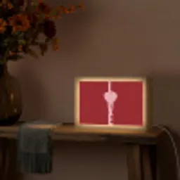 Love - Hart - Rood Light Box met kabel (Tafellamp) klein -sfeer4