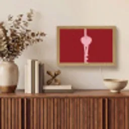 Love - Hart - Rood Light Box met kabel (Tafellamp) klein -sfeer2