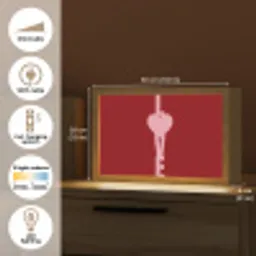 Love - Hart - Rood Light Box met kabel (Tafellamp) klein -USP_EN