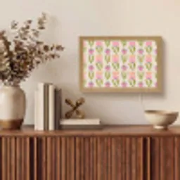 Love - Patroon - Bloemen - Hartjes Light Box met kabel (Tafellamp) klein 924 -sfeer2