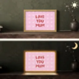 Love - Quote - Moeder - Rood Light Box met kabel (Tafellamp) klein -sfeer3