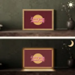 love your damn self - Cirkel - Glitter - Rood Light Box met kabel (Tafellamp) klein -sfeer3
