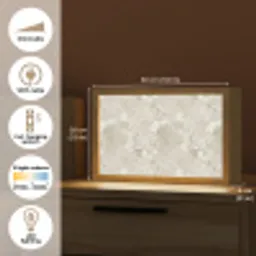 Marmer - Grijs - Aders Light Box met kabel (Tafellamp) klein 924 -USP_EN