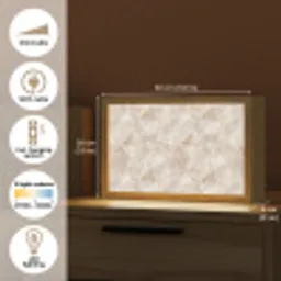Marmer - Patroon - Klassiek Light Box met kabel (Tafellamp) klein 924 -USP_EN