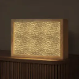 Metaal - Dynamisch - Goud Light Box met kabel (Tafellamp) klein 924 -z3d_website