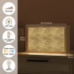 Metaal - Dynamisch - Goud Light Box met kabel (Tafellamp) klein 924 -USP_EN