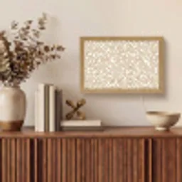 Minimalistisch - Patroon - Terracotta Light Box met kabel (Tafellamp) klein 924 -sfeer2
