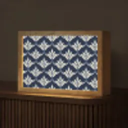 Modern - Ontwerp - Blauw Light Box met kabel (Tafellamp) klein 924 -z3d_website
