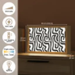 Modern - Lijnen - Zwart Light Box met kabel (Tafellamp) klein 924 -USP_EN