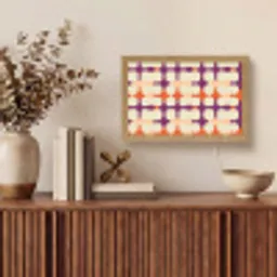 Modern - Patroon - Kleurrijk Light Box met kabel (Tafellamp) klein 924 -sfeer2