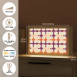 Modern - Patroon - Kleurrijk Light Box met kabel (Tafellamp) klein 924 -USP_EN