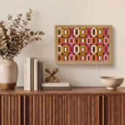 Modern - Retro - Kleurrijk Light Box met kabel (Tafellamp) klein 924 -sfeer2