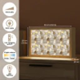Mozaïek - Marmer - Goud Light Box met kabel (Tafellamp) klein 924 -USP_EN