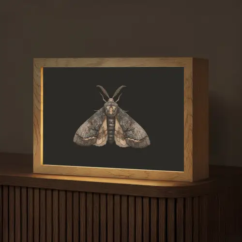 Mot - Bladachtig - Grijs Light Box met kabel (Tafellamp) klein -z3d_website