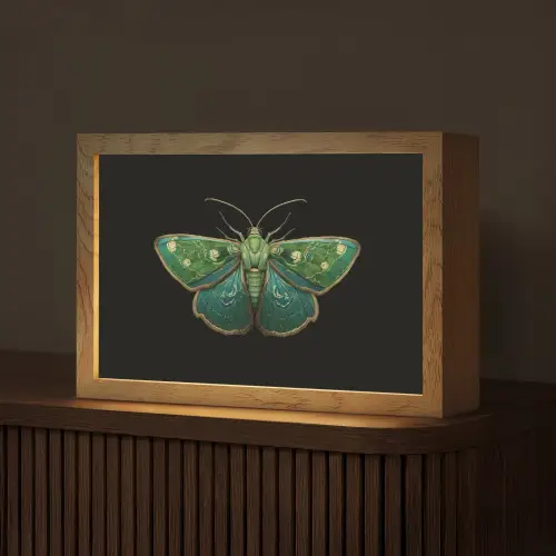 Mot - Levendig - Groen Light Box met kabel (Tafellamp) klein -z3d_website