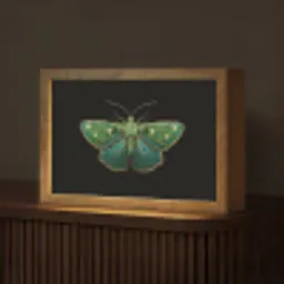 Mot - Levendig - Groen Light Box met kabel (Tafellamp) klein -z3d_website