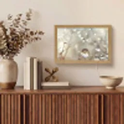 Natuur - Bloemen - Druppels - Regen Light Box met kabel (Tafellamp) klein -sfeer2