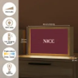 Nice - Bordeaux - Roze Light Box met kabel (Tafellamp) klein -USP_EN