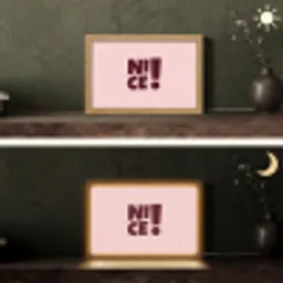 Nice - Uitroepteken - Roze Light Box met kabel (Tafellamp) klein -sfeer3