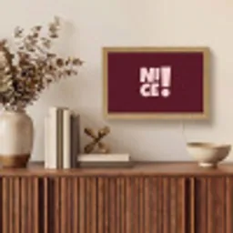 Nice - Uitroepteken - Rood Light Box met kabel (Tafellamp) klein -sfeer2