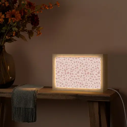 Nude - Luipaard - Tinten Light Box met kabel (Tafellamp) klein 924 -sfeer4