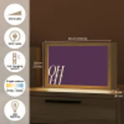 Oh hi - Paars - Cursief Light Box met kabel (Tafellamp) klein -USP_EN
