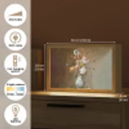 Oude meesters - Bloemen - Balthasar van der Ast Light Box met kabel (Tafellamp) klein -USP_EN