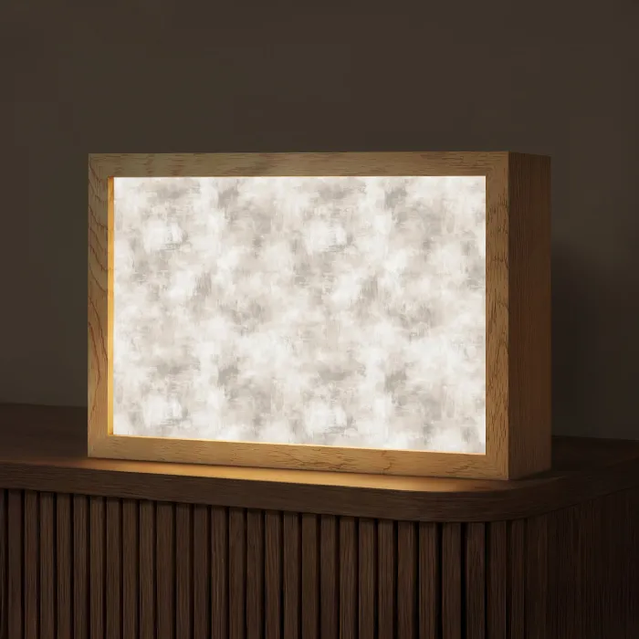 Organisch - Patroon - Gemêleerd Light Box met kabel (Tafellamp) klein 924 -z3d_website