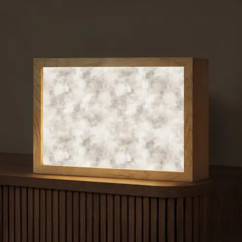 Organisch - Patroon - Gemêleerd Light Box met kabel (Tafellamp) klein 924 -z3d_website
