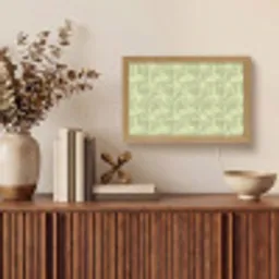 Palmwoud - Tropisch - Groen Light Box met kabel (Tafellamp) klein 924 -sfeer2
