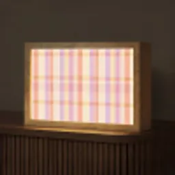 Pastel - uitpatroon - Geometrisch Light Box met kabel (Tafellamp) klein 924 -z3d_website