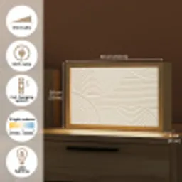 Patroon - Abstract - Wit Light Box met kabel (Tafellamp) klein -USP_EN