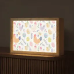 Patroon - Kip - Paaseieren Light Box met kabel (Tafellamp) klein -z3d_website