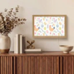 Patroon - Kip - Paaseieren Light Box met kabel (Tafellamp) klein -sfeer2