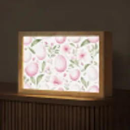 Patroon - Eieren - Roze - Pasen Light Box met kabel (Tafellamp) klein -z3d_website