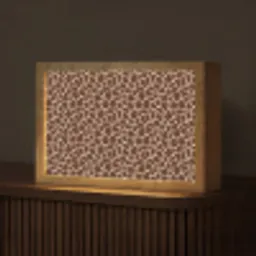 Patroon - Giraf - Bruin Light Box met kabel (Tafellamp) klein 924 -z3d_website