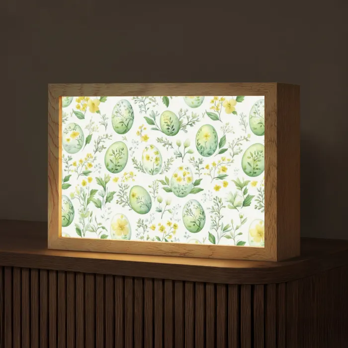 Patroon - Groen - Eieren Light Box met kabel (Tafellamp) klein -z3d_website