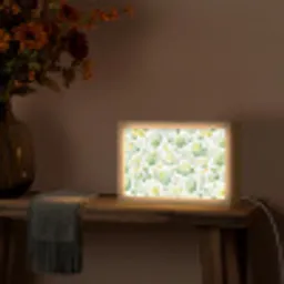 Patroon - Groen - Eieren Light Box met kabel (Tafellamp) klein -sfeer4